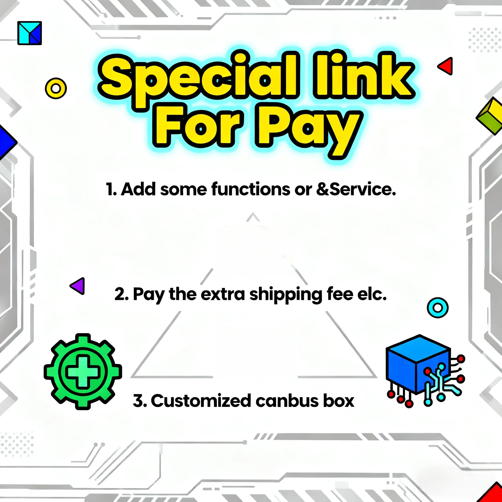 JY Special Link For Our Customers to pay the extra fee