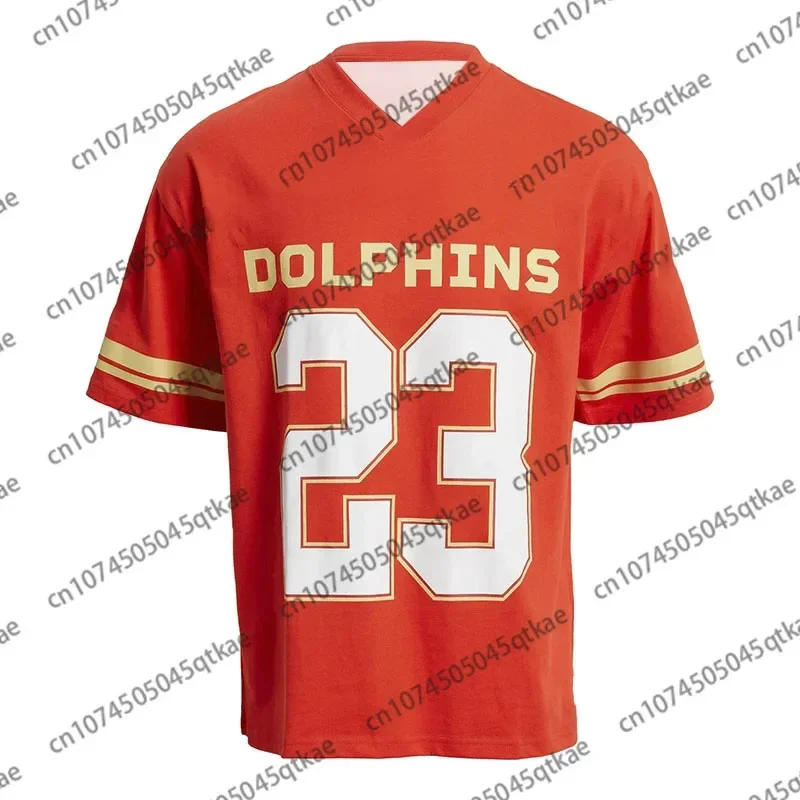 

Новое поступление, австралийский NRL 2025 Dolphins, мужской домашний трикотаж, летний мужской тренировочный трикотаж для взрослых и детей, дышащая спортивная футболка для регби