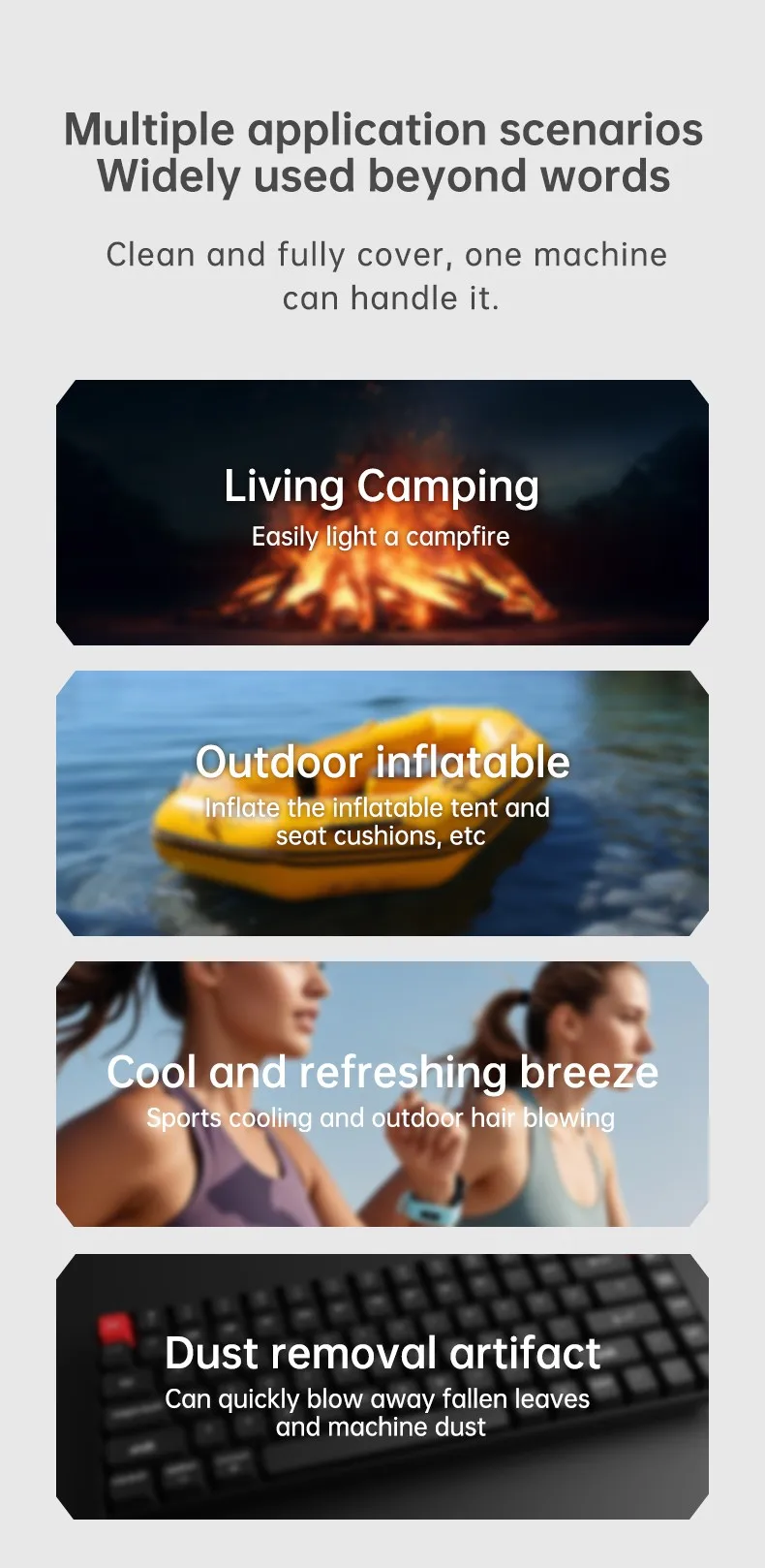 

Воздуходувка, 650000 об/мин, сильный выдувной пылесос, воздушный пылесос, бесщеточный струйный вентилятор с дисплеем мощности для чистки Compu