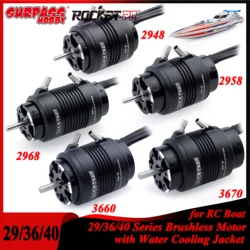 Surpass Hobby Rocket 2948 2958 2968 3660 3670 4074 4082 4092 Brushless Motor Water Cooling Jacket for RC Boat Fishing Boat Ship