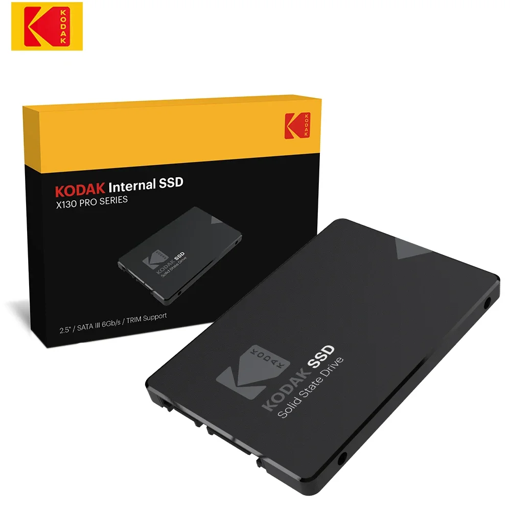 kodak x130 pro ssd disco rigido 128gb 256gb 512gb 1tb hdd 25 sata30 disco rigido interno para computador portatil 01