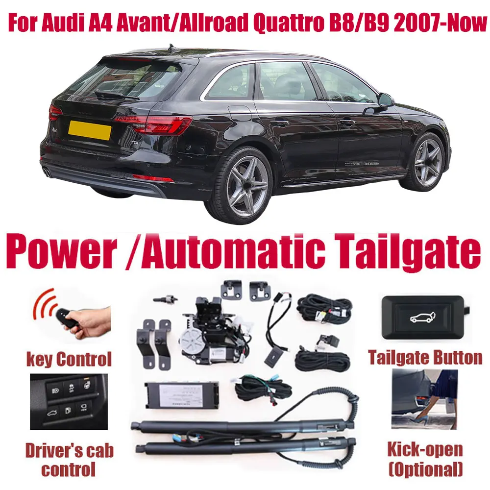 

Для Audi A4 Avant/Allroad Quattro B8/B9 2007-наст. время: Комплект автоматического подъема багажника, интеллектуальное электрическое открывание задней двери.