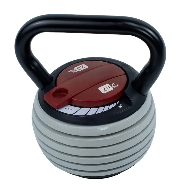 

2026 20LB High Quality Powder Coating Adjustable Competition China Cast Iron Kettlebell