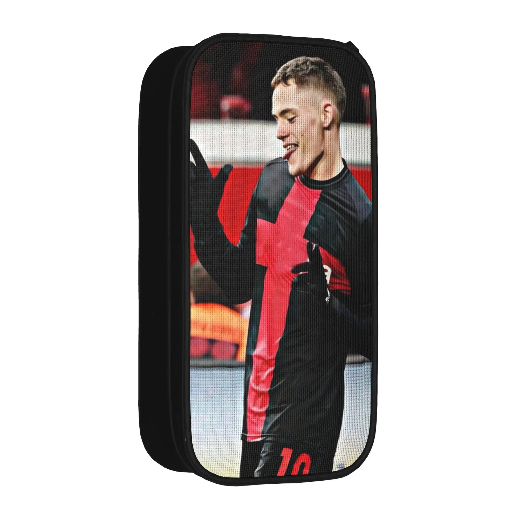 Estuches para lápices con número 7 de Florian Wirtz, bolsas para lápices de fútbol, ​​bolsas para lápices para niñas y niños, gran capacidad de almacenamiento, suministros escolares, regalos, estuches para lápices