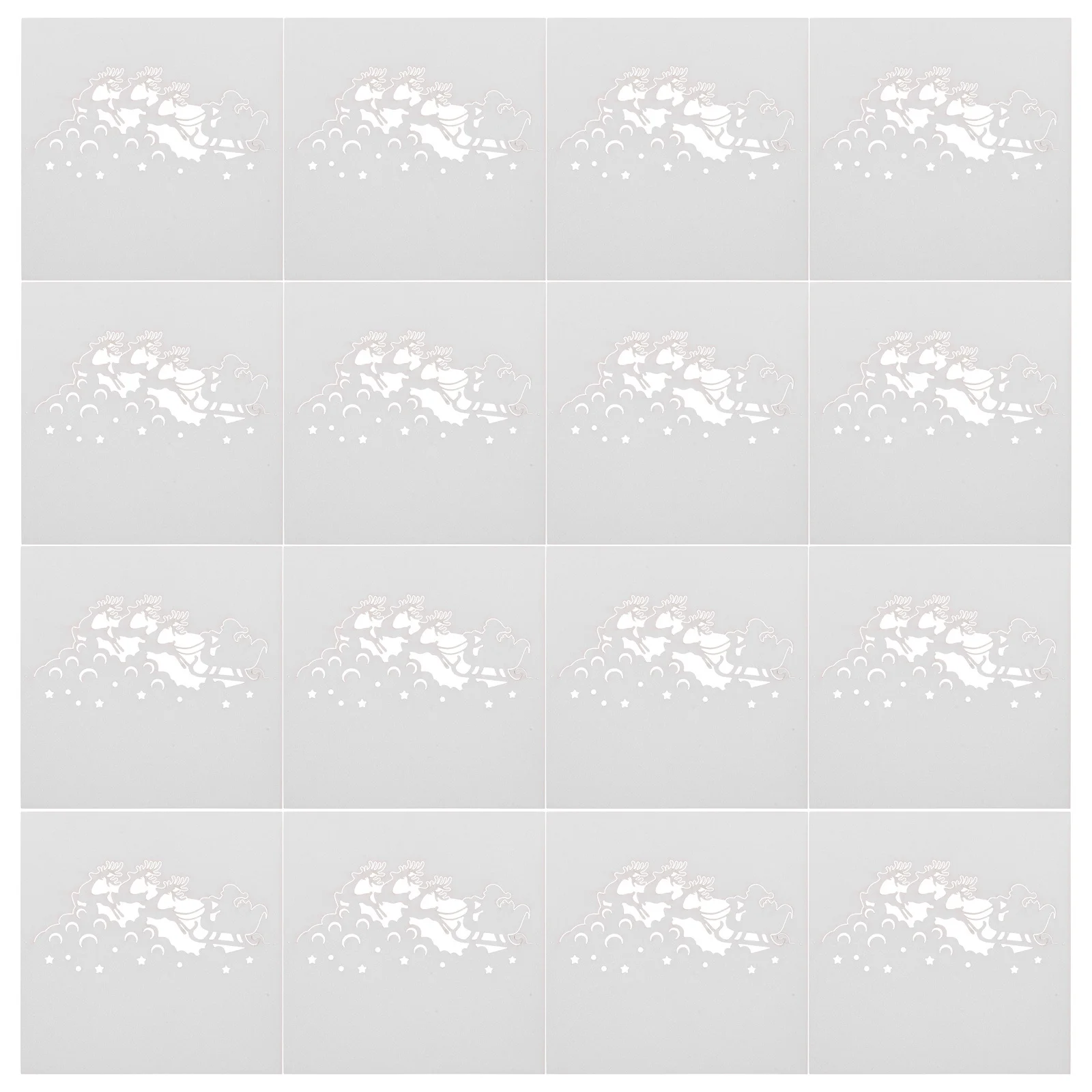 

50pcs Christmas Table Reindeer Cutout Blank Place For Holiday Party Wedding Event Table Setting Name Cards Paper Tent Cards