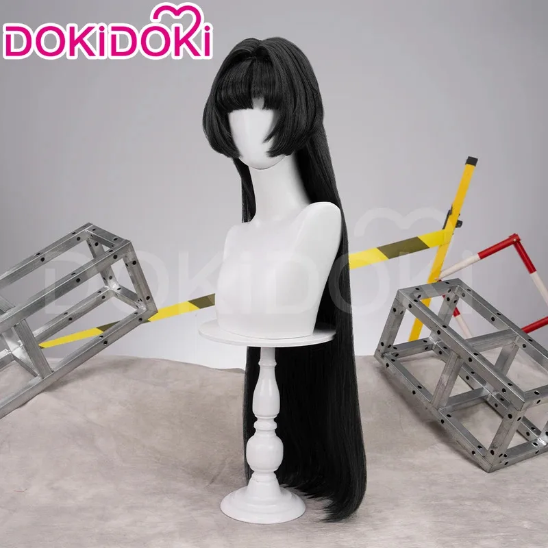 متوفر في المخزون أسترا ياو شعر مستعار لعبة Zenless منطقة صفر DokiDoki ZZZ النساء 90 سنتيمتر شعر طويل مستقيم أسترا تأثيري غطاء شعر مستعار مجاني