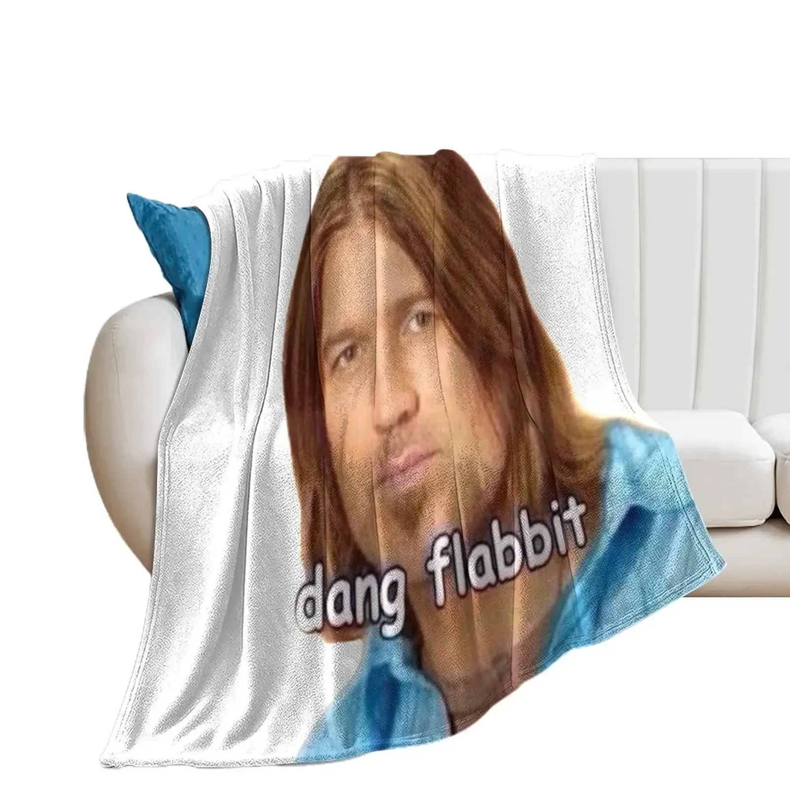 Dang Flabbit Billy Ray Cyrus Sticker Throw Blanket cosplay anime Extra Large Throw Nap halloween Blankets