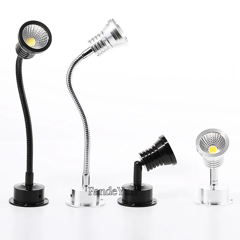 

Светодиодные прожекторы с регулируемой яркостью 1 Вт, 3 Вт, мини-светодиодные потолочные светильники, лампы поверхностного монтажа для витрины шкафа, AC110V 220V