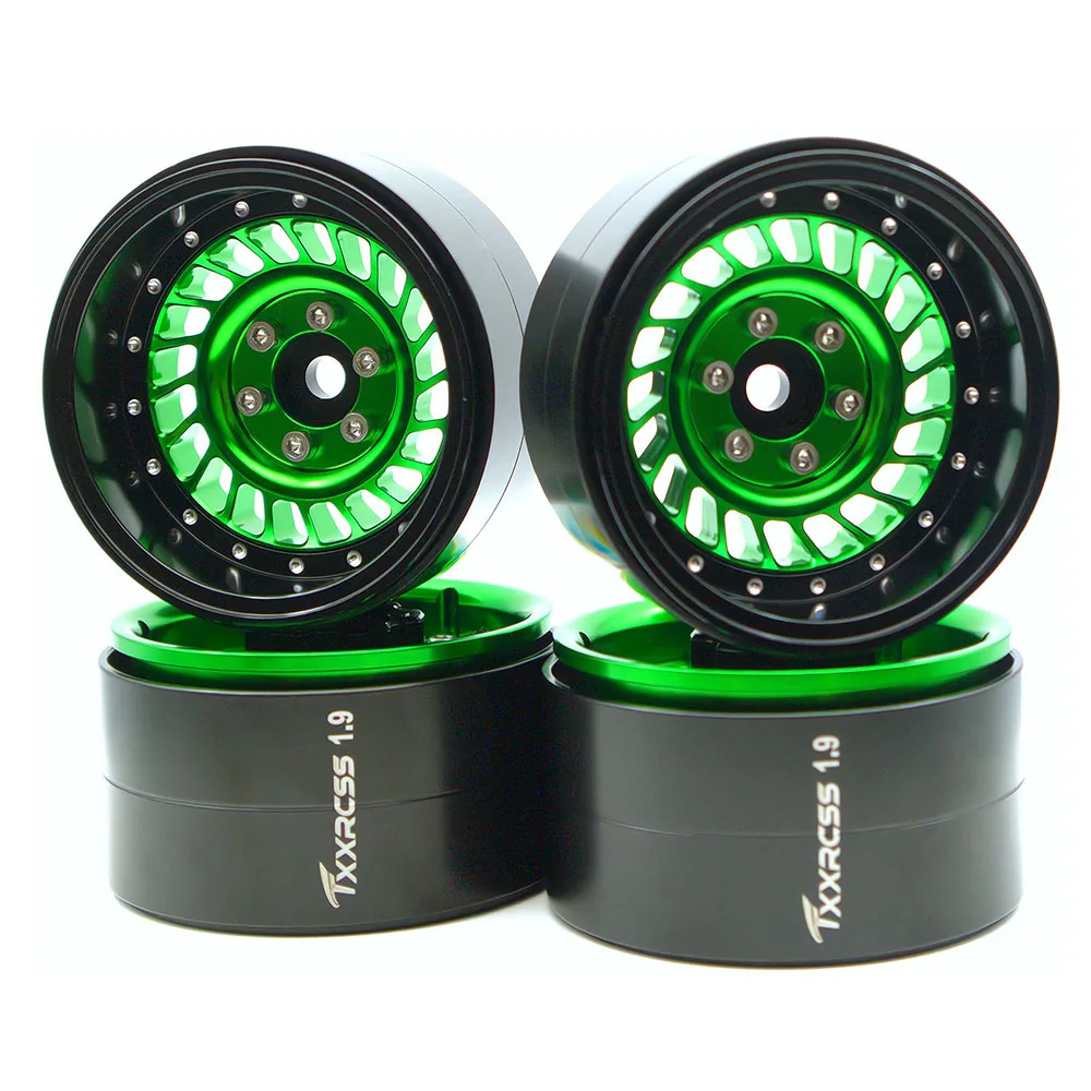 

Супермощные колеса TxxRcss RC 1.9 Beadlock с отрицательным вылетом 10 мм, диски с шестигранником 12 мм, колеса 1.9 для TRX4 TRX6 SCX10 Gen8 1/10 RC Crawler