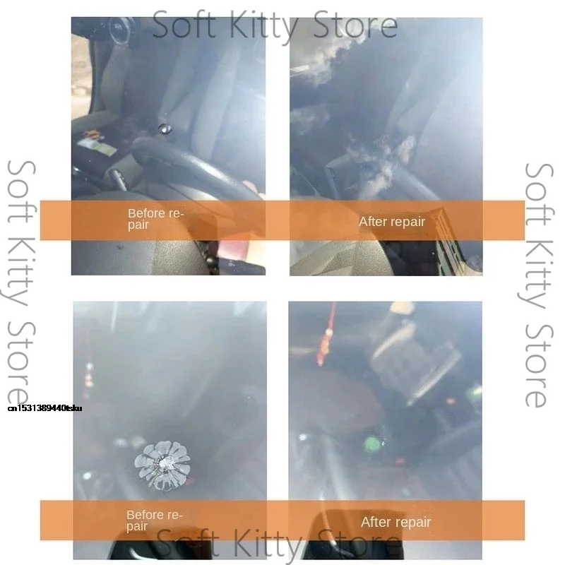 Professional Car Windshield Crack Repair Tool Set Vacuum Injection Pump Auto Glass Chip Repair Maintenance Kit