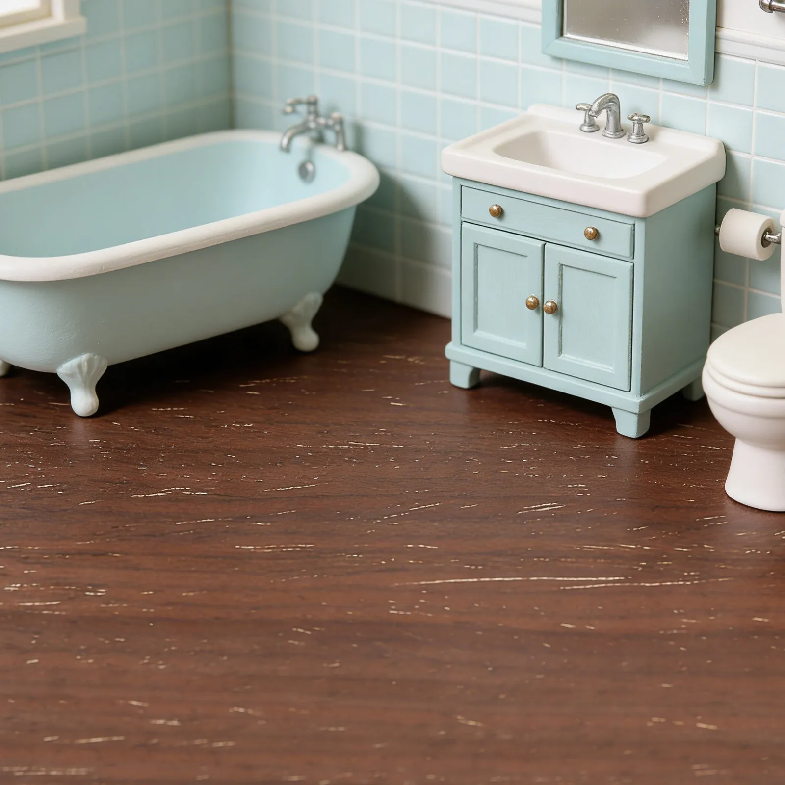 

15Pcs Wooden Diorama Flooring Plank Sheet 8.1x6x0.04in Architectural Materials Miniature Floorboard DIY Sand Table Accessories