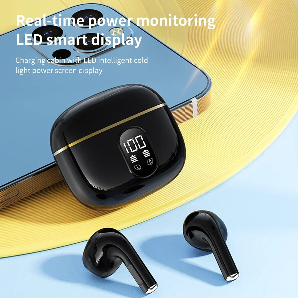 جديد X87 بلوتوث 5.3 سماعات سماعات لاسلكية التحكم باللمس سماعات الألعاب HIFI ستيريو الحد من الضوضاء سماعات الأذن مع هيئة التصنيع العسكري