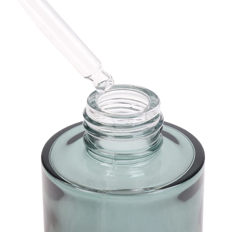 【WAD44】Butelki z zakraplaczem 30/50/100ml Szklane puste butelki na olejki eteryczne do aromaterapii z czarną nakrętką, butelki z pipetkami wielokrotnego użytku