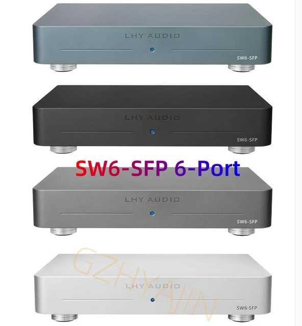 LHY Audio SW6-SFP 6-Port Hifi Audio Ethernet Switch Network Switch DC  Powered with SC-Cut OCXO - AliExpress