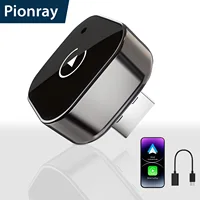 Adaptador inalámbrico CarPlay y Android Auto – Mini diseño de actualización 2025, convierte cableado a inalámbrico, Plug & Play, reconexión automática