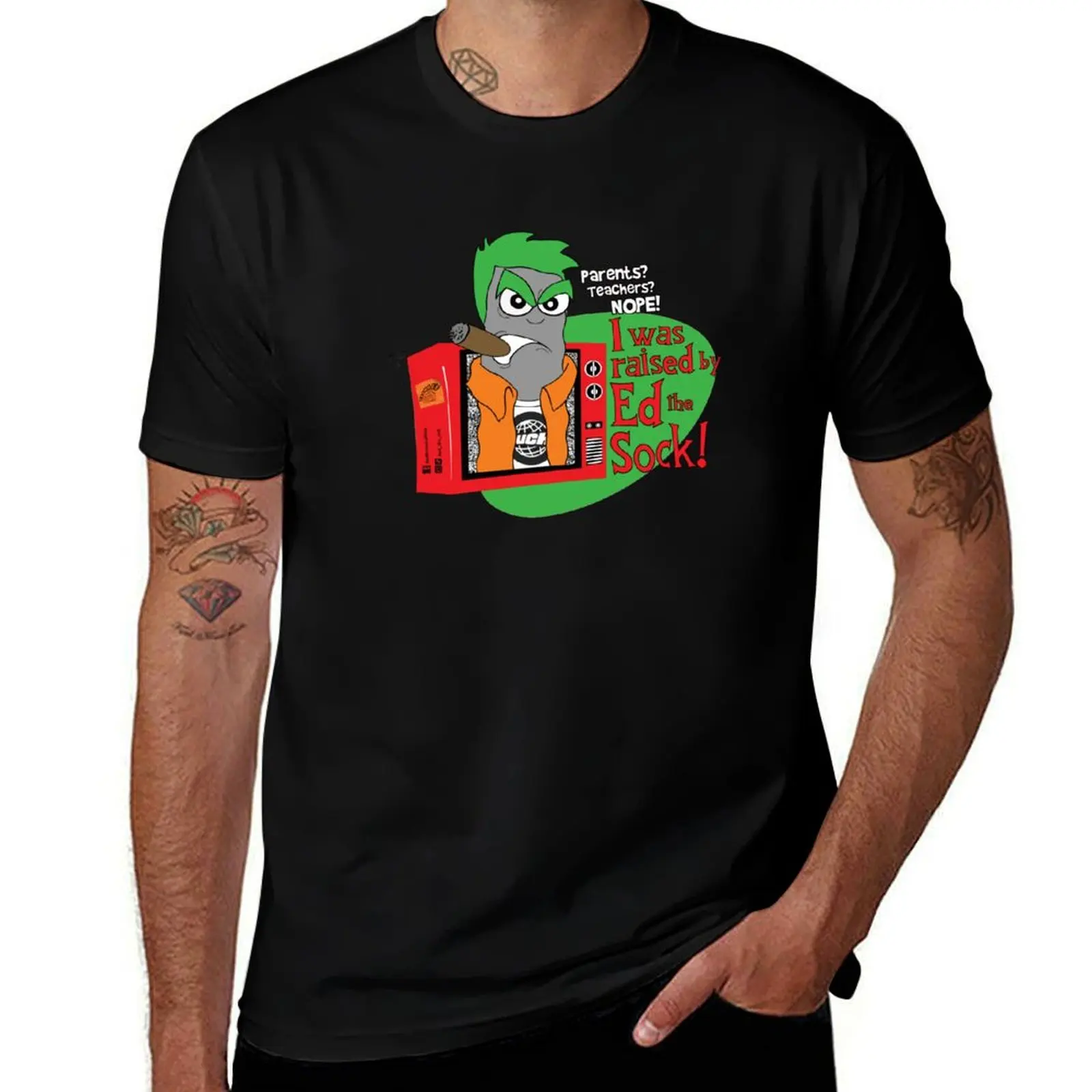 Camiseta Ed Raised de corte estándar y color liso