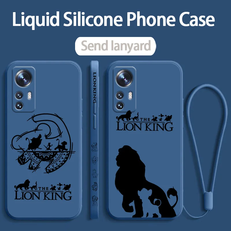 جراب هاتف لين بحبل أيسر سائل من Disney Lion King ، مناسب لـ Xiaomi Mi 13T ، 12T ، 11i ، 11X ، 11T ، 10T ، 9 ، A3 ، Note 10 Pro Lite #3