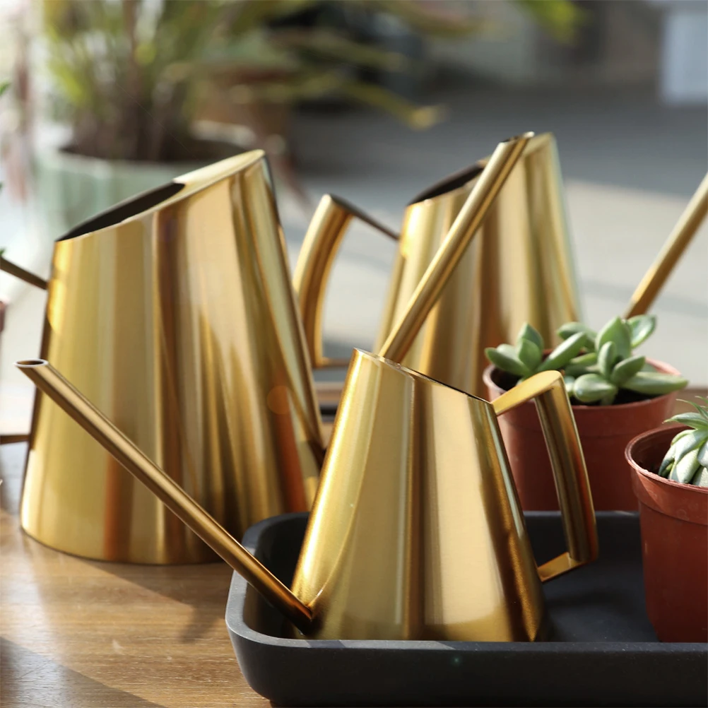 

900 Ml Irrigation Watering Can Plant Succulent Device Devices Golden Flower Gardening Tool