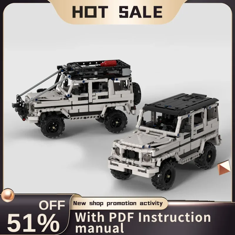 

New 1005Pcs Moc City Mini Rc Variable Suspension Ben OffRoad Vehicle Model Diy Creative Ideas Toy Birthday Gift Technology Block