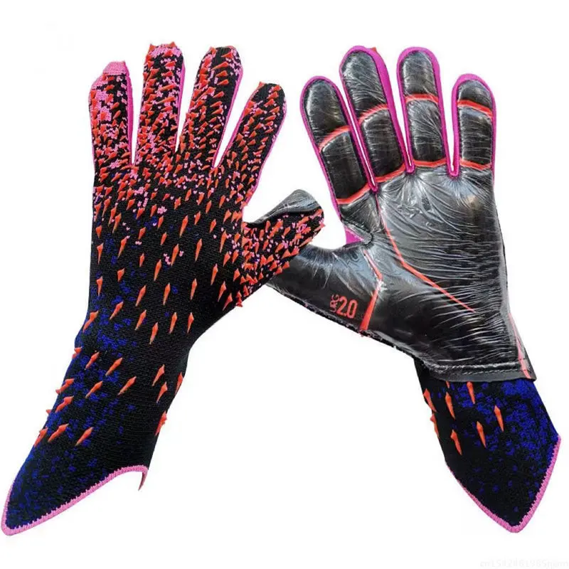 New Latex Football Goalkeeper Gloves Thickened Football Professional Protection Adults Teenager Goalkeeper Soccer Goalie Gloves