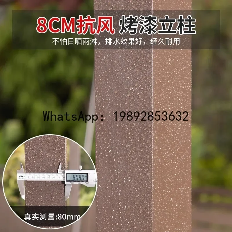 ww24 Outdoor Pavilion Grape Shelf High-end Villa Courtyard Garden Leisure Pavilion Outdoor Shade