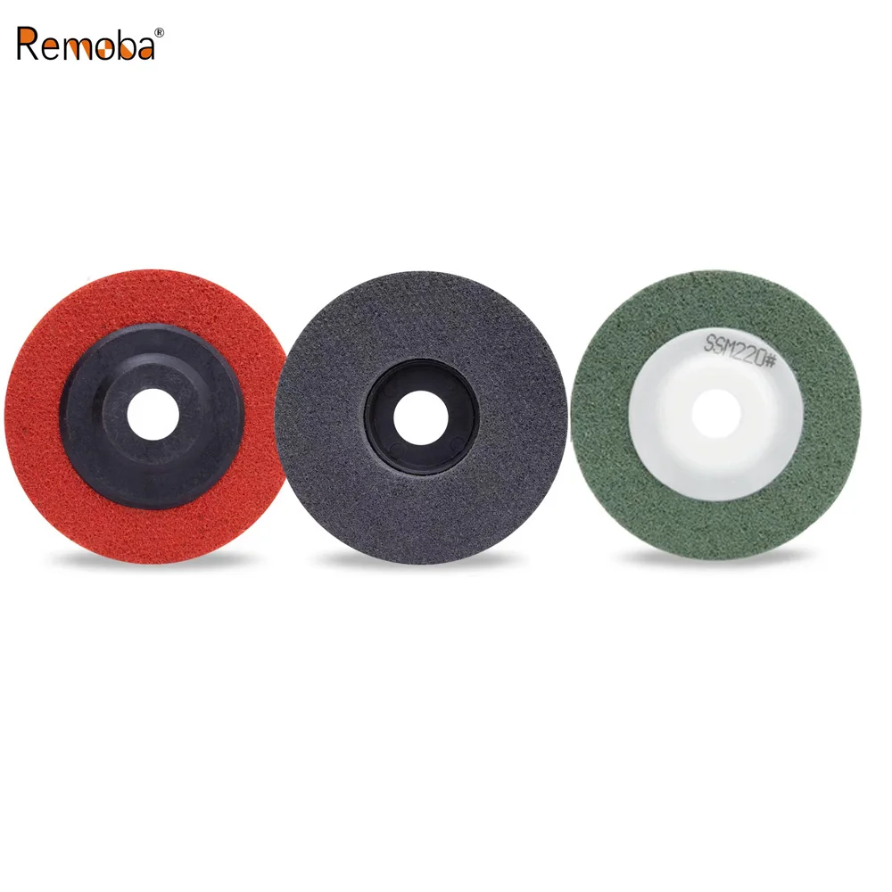 

4" 100mm Nylon Fiber Flap Grinding Discs Angle Grinder Polishing Wheels for Stone Metal Glass Surface Finish