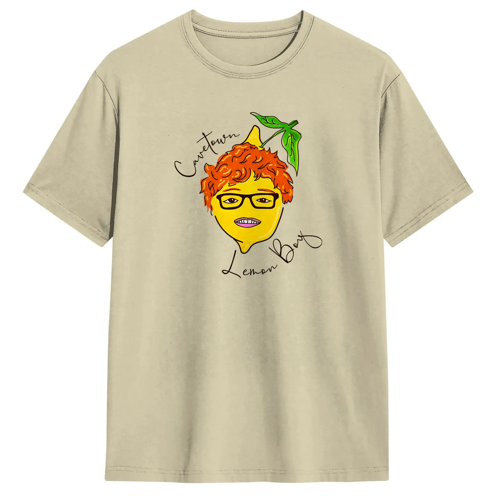 

Мужские футболки Cavetown Beautiful Model Lemon Boy, потрясающая футболка из 100% хлопка, футболка с короткими рукавами, одежда с круглым вырезом, размеры 4XL, 5XL, 6XL
