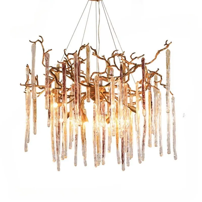 

Люстра для гостиной в стиле лайт-люкс, светильник для столовой, освещение для лобби и бара, светодиодное хрустальное освещение