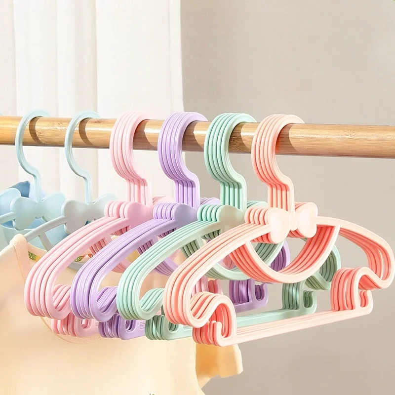 

10Pcs Hangers Coats Storage Hanger Closet Organizer Clothes Hanger Racks Portable Display Plastic Hangers Home