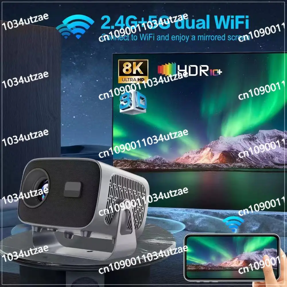 A10 New Android , Foreign Trade   4K  Smart Projector Projector