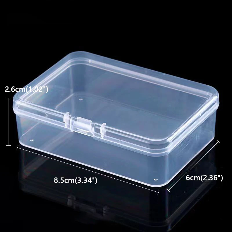 Transparent Fruit Fork Storage Box Organizer Plastic Storage Case Adjustable Container For Kids Fruit Fork Organizer Display Box