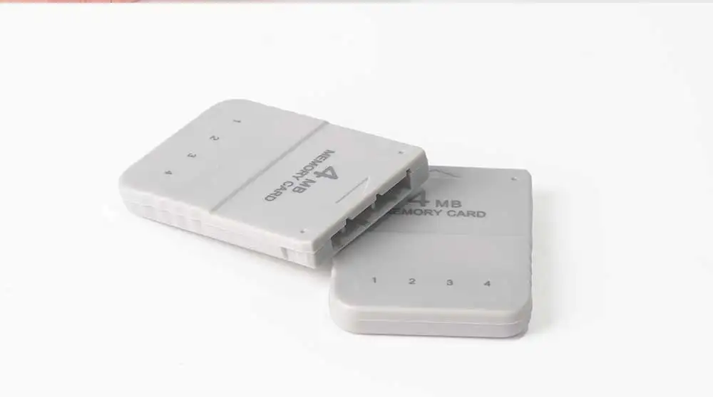 BlueRetro 1PC/2PC 4M Memory Card For PS1 Save Game Card For PlayStation1 PS One Game Consoles Data Saving Progress Memory Card
