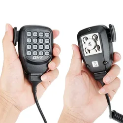Altavoz para walkie-talkie, micrófono, botón de tecla de número Digital PTT para QYT, KT-8900, KT-UV980, KT-7900D, KT-780 Plus, lote de Radio
