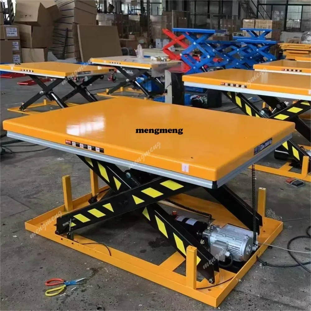 New arrive Lifting platform fixed scissor type electric hydraulic lift stage custom load-bearing hoist large scissor lift