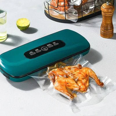 

Household Vacuum Sealer 220V Electric Vacuum Sealing Machine Fruits Vegetables Meat Rice Packaging Machine Heat Sealer