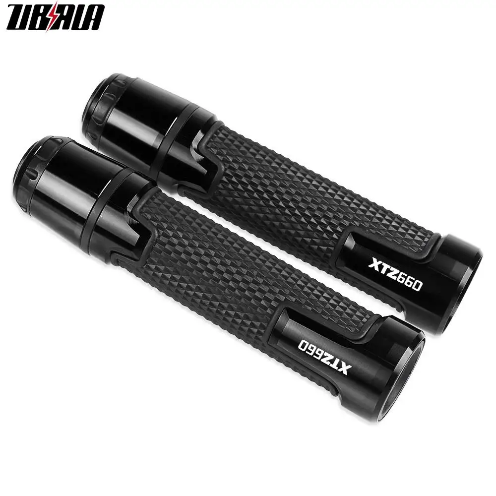 For YAMAHA XTZ660 XTZ 660 TENERE 1991-1998 Accessories 7/8 22MM Motorcycle Handlebar Aluminum Grips Handle Bar Cap End Plugs