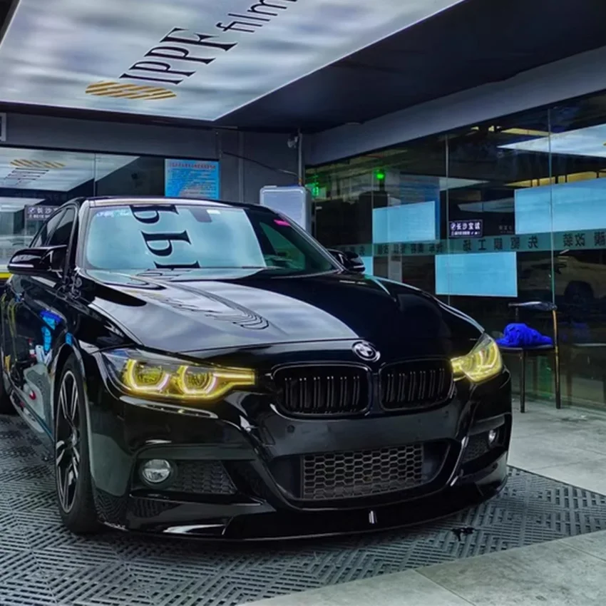 2PCS 2013 To 2018 For BMW 3 Series F30 F31 328i 330i 335i 340i 320d 330d MP Style Front Spoiler Bumper Lip Splitter Diffuser ABS