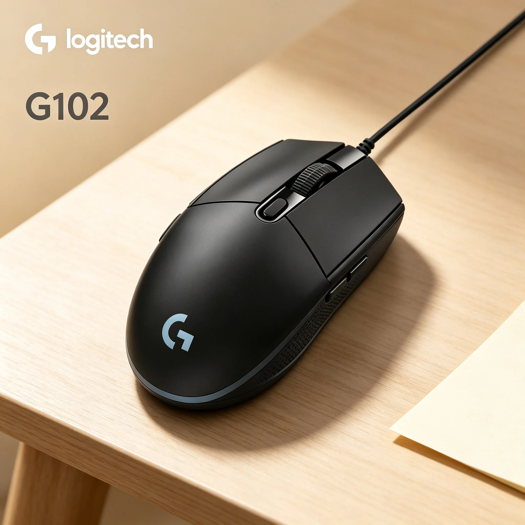 Logitech G102 Wired RGB Gaming Mouse User‑Friendly Operation For CS PUBG LOL League of Legends Valorant Gamer Work Laptop Mice