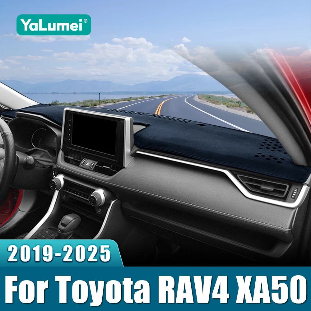 Für Toyota RAV4 XA50 2019 2020 2021 2022 2023 2024 2025 RAV 4 Hybrid Auto Armaturenbrett-Abdeckung Dashmat Sonnenschutzmatte Zubehör
