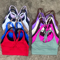 Women Sports Bras Yoga Top Vest High Shockproof Breathable Yoga Gym Running Fitness Underwear Ladies Sports Sportswear