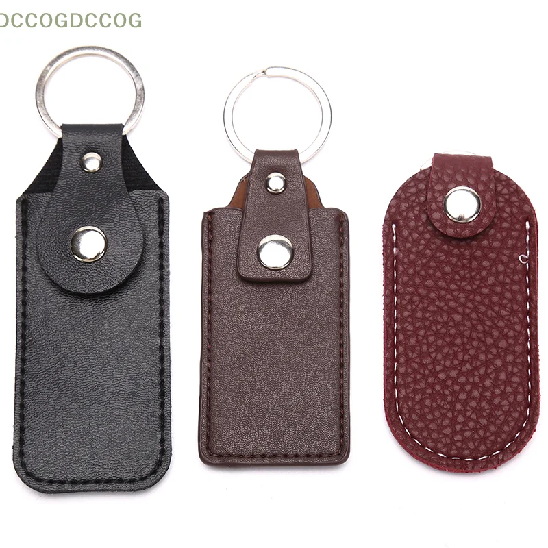 Portable Pocket Leather Key Ring for Usb Flash Drive USB Case Protective Bag