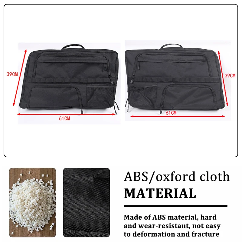 For Mercedes-Benz G-Class W463 W464 G500 2019-2023 Large Capacity Car Trunk Side Window Storage Bag Multi-Pockets Cargo Bag