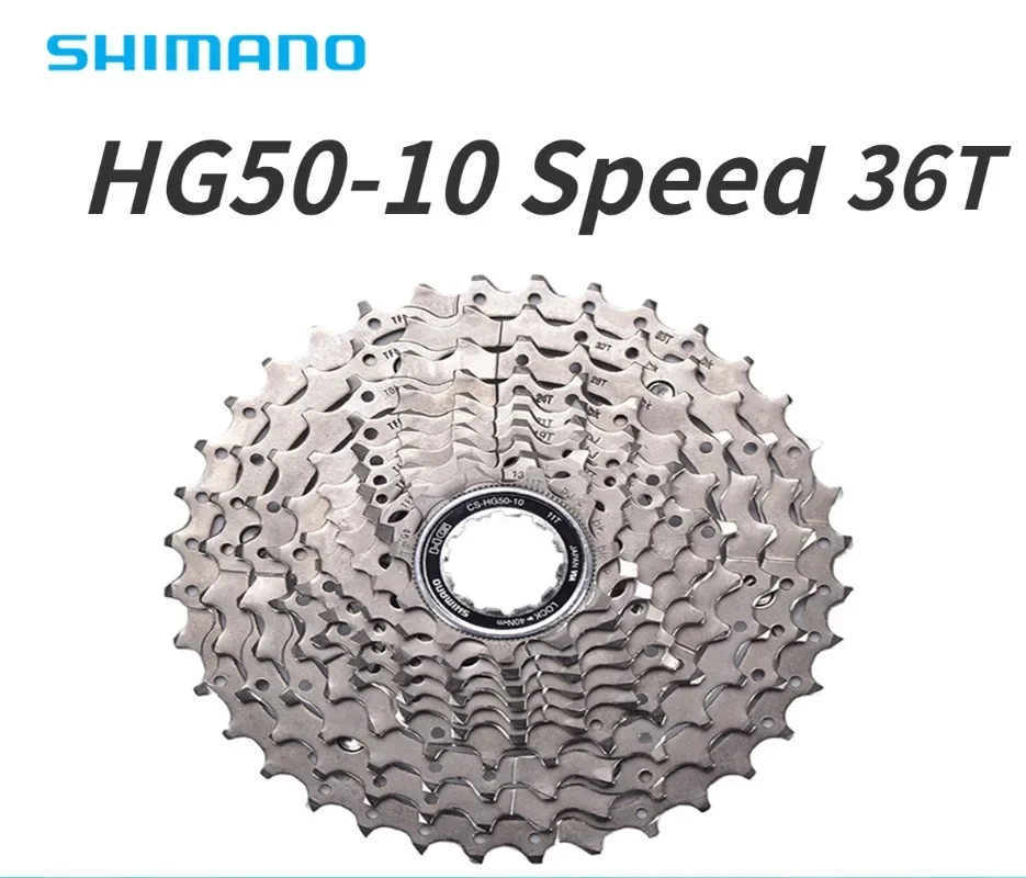 Shimano DEORE HYPERGLIDE CS-HG500 10 Speed Road Cassette 12-28T 11-25T/32T/34T CS-HG50-10 11-36T MTB Cassette Sprocket Freewheel