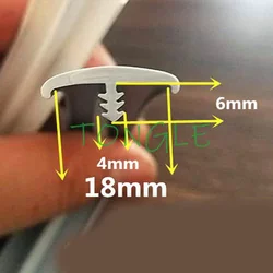 Plastic T-Molding for Arcade MAME Game Machine, Cabinet Chrome, 12 m Length, 32.8ft, 18mm, 4/6 