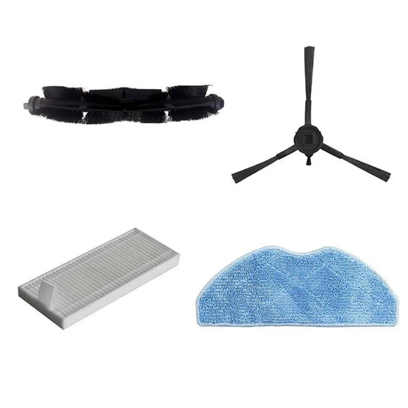 B99A-Per Tefal X-Plorer Serie 75 S + Robot Aspirapolvere Rullo Spazzola Laterale Principale Filtro Hepa Mop Panno Accessori