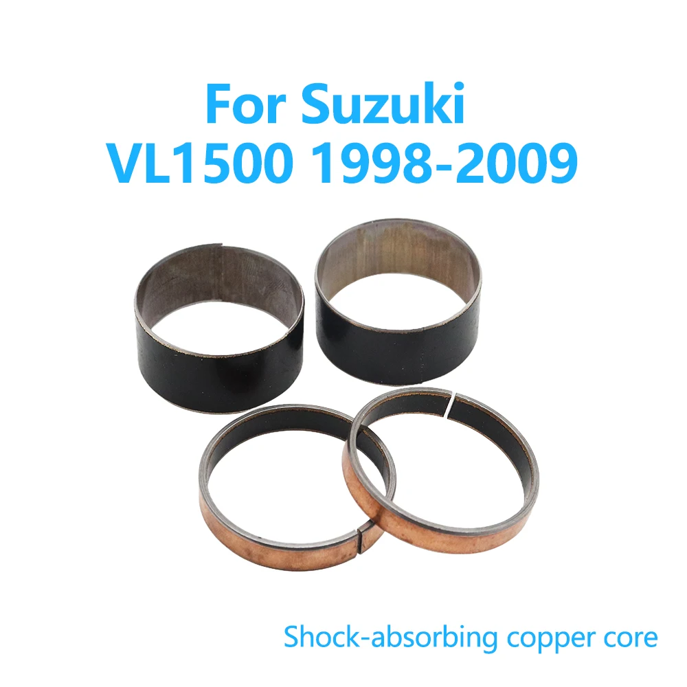 

Front Fork Bushings External Guide Rails Shock Absorption Up Down For Suzuki VL1500 VL 1500 1998-2009 2008 2007 2006 2005 2004