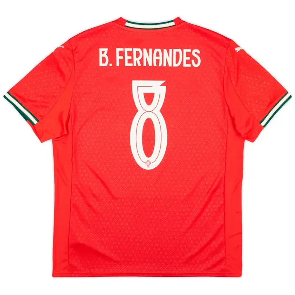 

2025 Latest Style Mens B.Fernandes #8 Football Shirt Summer Youth Kids Oversized Training Soccer Uniform Breathable Tee Tops