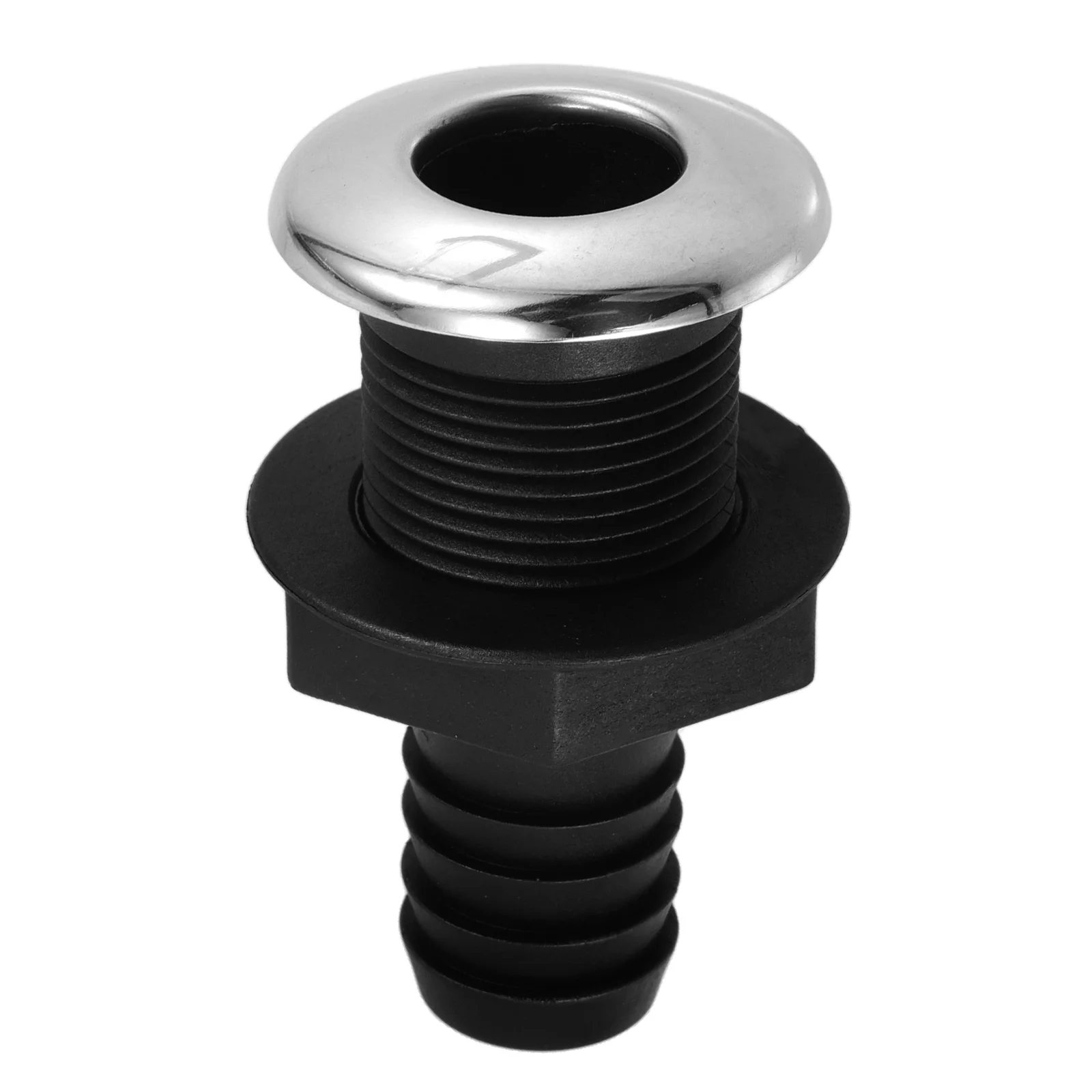 

Marine Yacht Sewage Outlet Drain Plug Accessory for Boat Fitting Connector Hardware Fittings Black Thru Hull