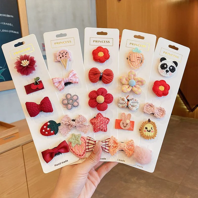 New Cute Pet Hair Clips, Cartoon Bow Knot Hairpin for Small Dog Shape Small Flower Hair Pin Dog Cat Grooming Hair Accessories