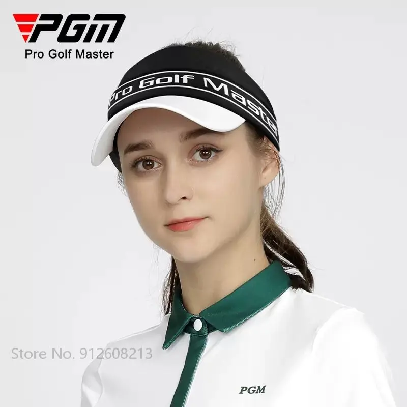 PGM Women Sunscreen Peaked Cap Anti-UV Golf Sports Caps for Ladies Outdoor Sun Shade Hats Female Casual Anti-sweat Empty Top Hat